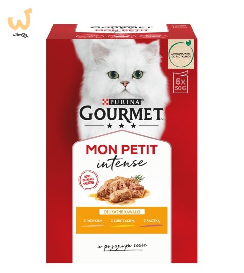 GOURMET Mon Petit Mix Drobiowy - mokra karma dla kota - 6x50 g GOURMET Mon Petit Mix Drobiowy - mokra karma dla kota - 6x50 g
