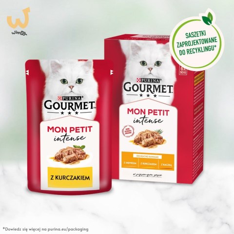 GOURMET Mon Petit Mix Drobiowy - mokra karma dla kota - 6x50 g GOURMET Mon Petit Mix Drobiowy - mokra karma dla kota - 6x50 g