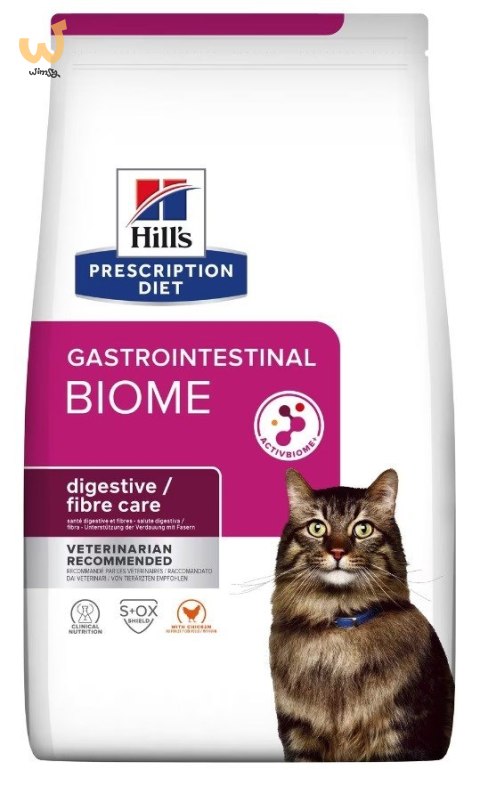 HILL'S Prescription Diet Gastrointestinal Biome Feline z kurczakiem - sucha karma wspomagająca trawienie dla kota - 1,5 kg HILL'S Prescription Diet Gastrointestinal Biome Feline z kurczakiem - sucha karma wspomagająca trawienie dla kota - 1,5 kg