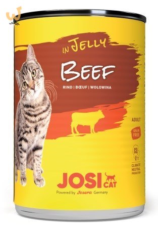 JOSERA JosiCat Wołowina w galaretce - mokra karma dla kota - 400 g JOSERA JosiCat Wołowina w galaretce - mokra karma dla kota - 400 g