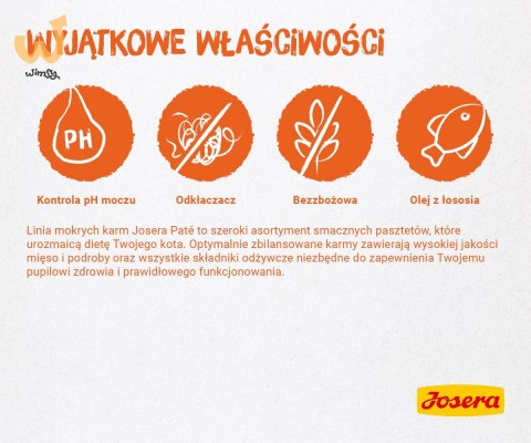 JOSERA Pate kurczak ze szpinakiem - mokra karma dla kota - 85 g JOSERA Pate kurczak ze szpinakiem - mokra karma dla kota - 85 g
