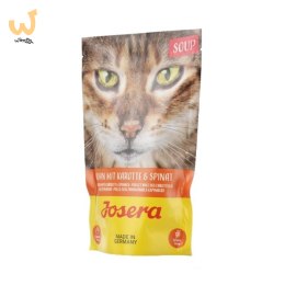 JOSERA Zupa kurczak z marchwią i szpinakiem - mokra karma dla kota - 70 g