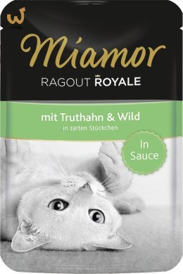 MIAMOR Ragout Royale smak: indyk z dziczyzną w sosie - saszetka 100g