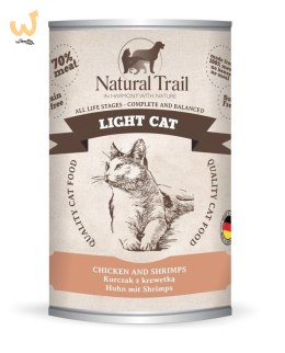 NATURAL TRAIL Cat Light Chicken, Shrimps 400g
