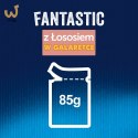 PURINA Felix Fantastic z łososiem w galaretce - mokra karma dla kota - 85 g