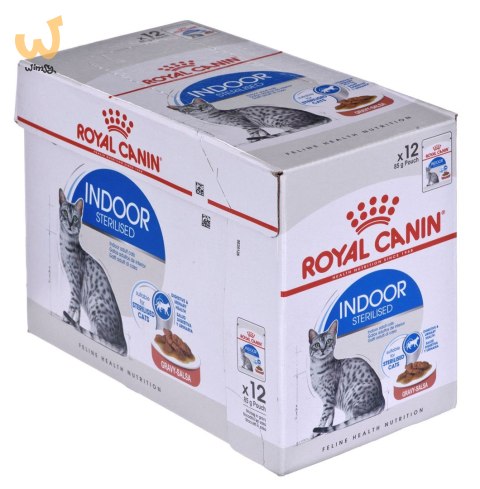 ROYAL CANIN FHN Indoor w sosie - mokra karma dla kota dorosłego - 12x85g ROYAL CANIN FHN Indoor w sosie - mokra karma dla kota dorosłego - 12x85g