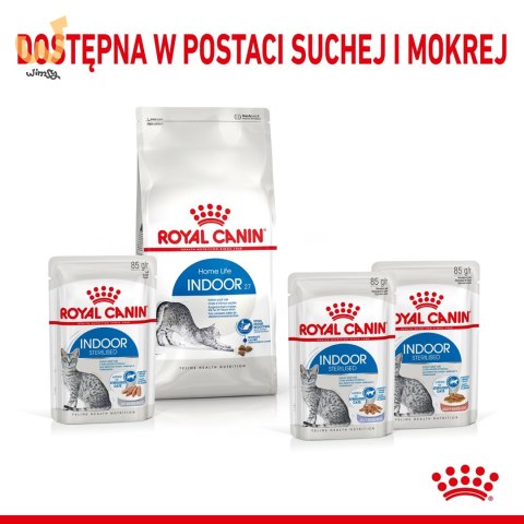 ROYAL CANIN FHN Indoor w sosie - mokra karma dla kota dorosłego - 12x85g ROYAL CANIN FHN Indoor w sosie - mokra karma dla kota dorosłego - 12x85g
