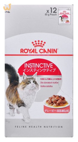 ROYAL CANIN FHN Instinctive w sosie - mokra karma dorosłych kotów - 12x 85 g