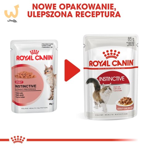 ROYAL CANIN FHN Instinctive w sosie - mokra karma dorosłych kotów - 12x 85 g ROYAL CANIN FHN Instinctive w sosie - mokra karma dorosłych kotów - 12x 85 g