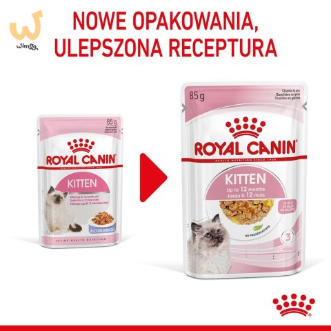 ROYAL CANIN FHN Kitten Instinctive in Jelly - mokra karma dla kociąt - 12x85g ROYAL CANIN FHN Kitten Instinctive in Jelly - mokra karma dla kociąt - 12x85g