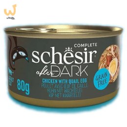 SCHESIR AFTER DARK FILLETS Kurczak z QUAIL EGG 80g