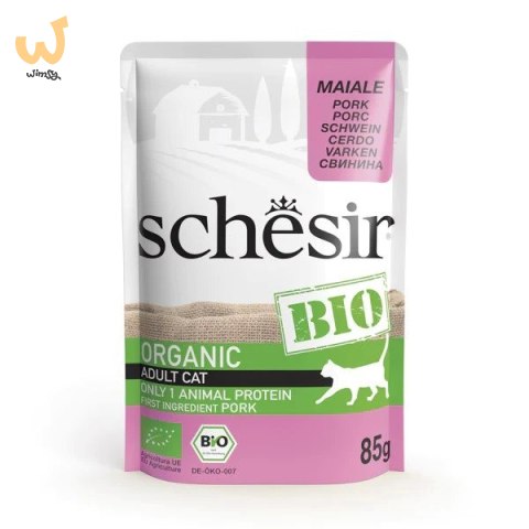 SCHESIR dla kotów Bio Wieprzowina 85g SCHESIR dla kotów Bio Wieprzowina 85g
