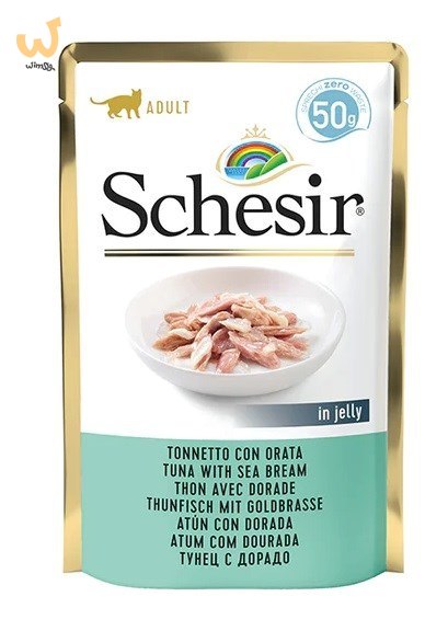 SCHESIR dla kotów Single Dish Tuńczyk z Doradą 50g SCHESIR dla kotów Single Dish Tuńczyk z Doradą 50g