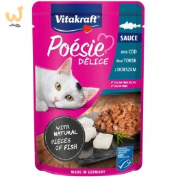 VITAKRAFT POESIE DELICE dorsz dla kota 85g