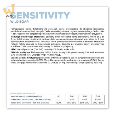 VetExpert Veterinary Diet Sensitivity cat 100g VetExpert Veterinary Diet Sensitivity cat 100g