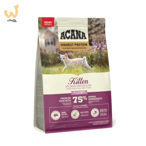 ACANA KITTEN Kurczak, indyk, łosoś dla kociąt 1,8kg
