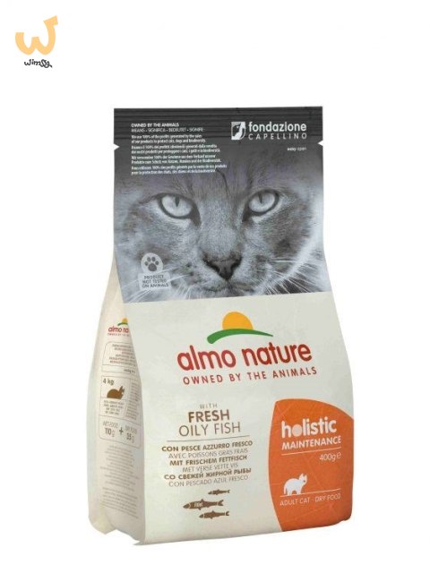 Almo Nature Holistic Adult z rybą oleistą - sucha karma holistyczna dla kota - 400 g Almo Nature Holistic Adult z rybą oleistą - sucha karma holistyczna dla kota - 400 g