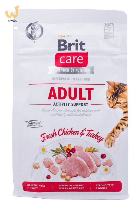 BRIT Care Grain Free Activity Support Adult - sucha karma dla kota - 400 g BRIT Care Grain Free Activity Support Adult - sucha karma dla kota - 400 g