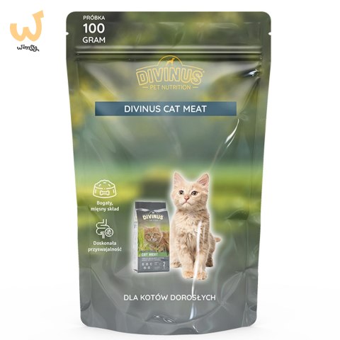 DIVINUS Cat Meat - sucha karma dla kota - 100 g DIVINUS Cat Meat - sucha karma dla kota - 100 g