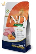 FARMINA N&D PUMPKIN CAT LAMB&BLUEBERRY NEUTERED - sucha karma dla kota - 1,5 kg