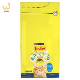 FRISKIES Cat Sterile - łosoś, warzywa 1,5kg