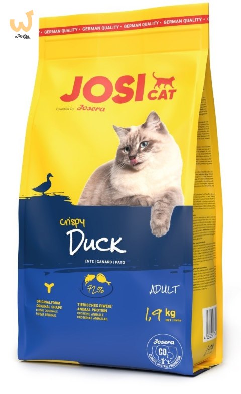 JOSERA JosiCat Crispy Duck - sucha karma dla kota - 1,9 kg JOSERA JosiCat Crispy Duck - sucha karma dla kota - 1,9 kg