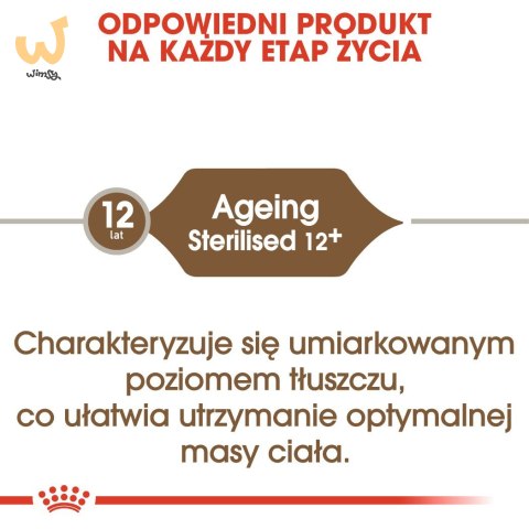 ROYAL CANIN Senior Ageing 12+ Sterilised 2kg ROYAL CANIN Senior Ageing 12+ Sterilised 2kg