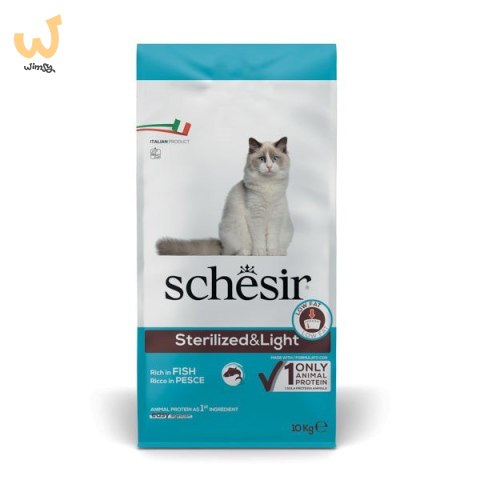 SCHESIR Sterilized Bogata w rybę 10kg SCHESIR Sterilized Bogata w rybę 10kg