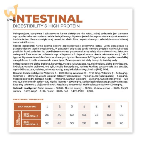 VetExpert Veterinary Diet Intestinal cat 2kg VetExpert Veterinary Diet Intestinal cat 2kg