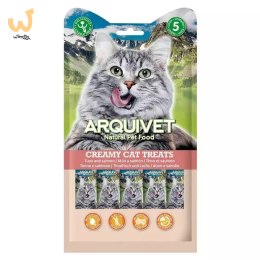 ARQUIVET Kremowa przekąska z tuńczykiem i łososiem 5X14 g