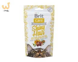 BRIT Care Cat Snack SHINY Hair - przysmak dla kota - 50 g
