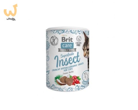 BRIT Care Cat Snack Superfruits Insect - przysmak dla kota - 100 g