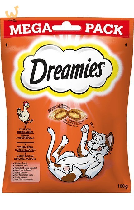DREAMIES z kurczakiem 180g DREAMIES z kurczakiem 180g
