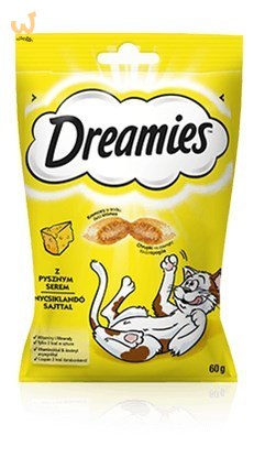 DREAMIES z żółtym serem 60g DREAMIES z żółtym serem 60g