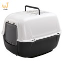 FERPLAST TOILET HOME PRIMA BLACK PLT - kuweta 39,5x52,5x38h cm