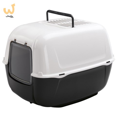 FERPLAST TOILET HOME PRIMA BLACK PLT - kuweta 39,5x52,5x38h cm FERPLAST TOILET HOME PRIMA BLACK PLT - kuweta 39,5x52,5x38h cm