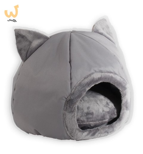 GO GIFT Budka dla kota - szary - 40x40x34 cm GO GIFT Budka dla kota - szary - 40x40x34 cm