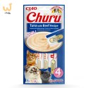 INABA CHURU tuńczyk/wołowina przysmak kot 4x14g