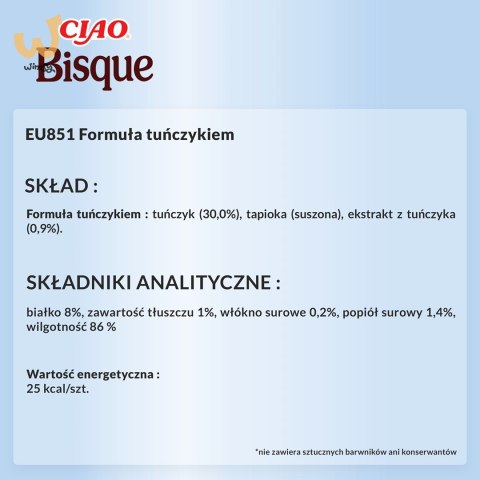 INABA CIAO Gęsta zupa z tuńczykiem 40g INABA CIAO Gęsta zupa z tuńczykiem 40g