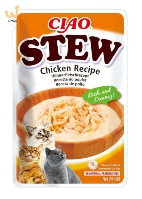 INABA CIAO Potrawka z kurczaka 40g INABA CIAO Potrawka z kurczaka 40g