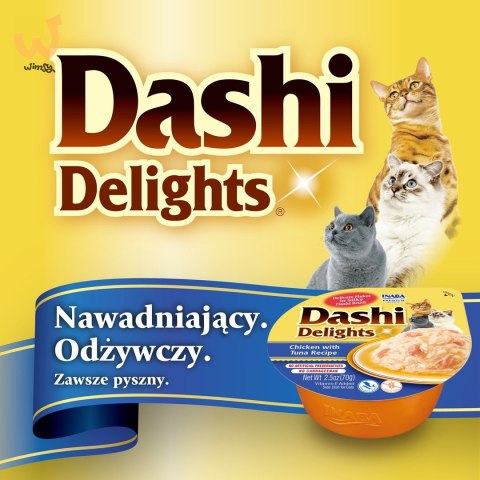 INABA DASHI DELIGHTS Kurczak z Serem 70g bulion dla kota INABA DASHI DELIGHTS Kurczak z Serem 70g bulion dla kota