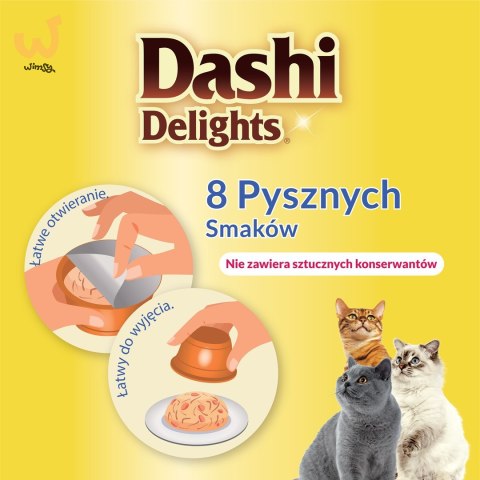 INABA DASHI DELIGHTS Łosoś 70g bulion dla kota INABA DASHI DELIGHTS Łosoś 70g bulion dla kota
