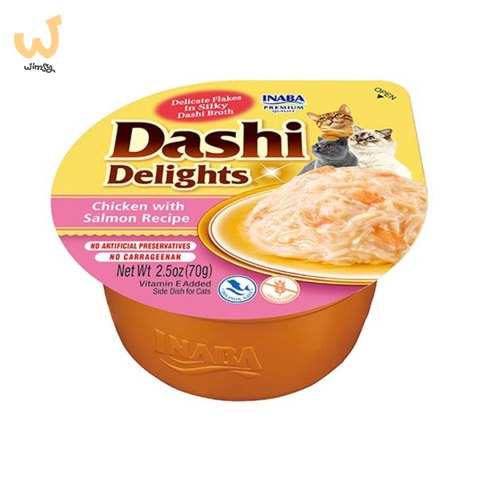INABA DASHI DELIGHTS Łosoś 70g bulion dla kota INABA DASHI DELIGHTS Łosoś 70g bulion dla kota