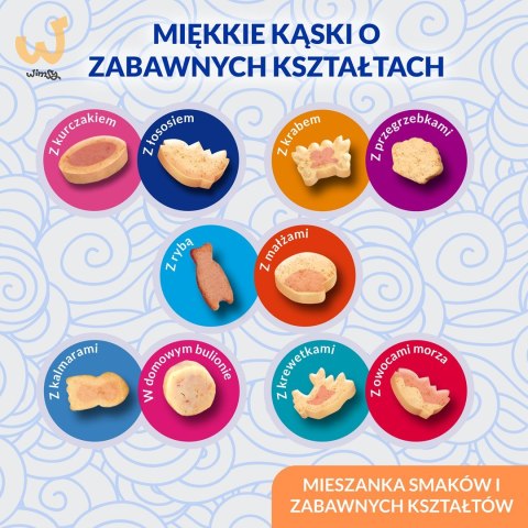 INABA Juicy Bites O smaku przegrzebków i kraba - przysmak dla kota - 3x11,3 g INABA Juicy Bites O smaku przegrzebków i kraba - przysmak dla kota - 3x11,3 g