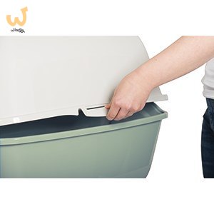 ROTHO Bailey Biało-zielona - kuweta dla kota ROTHO Bailey Biało-zielona - kuweta dla kota