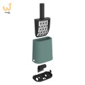 Rotho Łopatka z podstawką +worki 16x8cm green