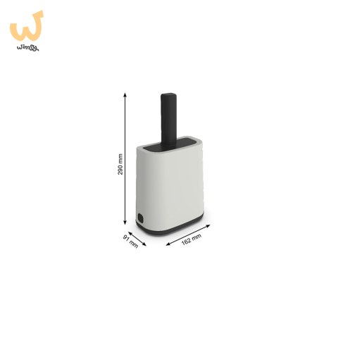 Rotho Łopatka z podstawką +worki 16x8cm white Rotho Łopatka z podstawką +worki 16x8cm white