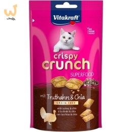 VITAKRAFT CRISPY CRUNCH indyk/chia przysmak dla kota 60g