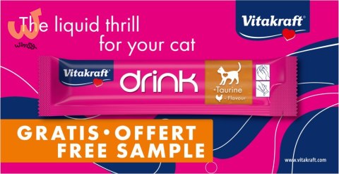 VITAKRAFT Drink kurczak+tauryna 30g - próbka VITAKRAFT Drink kurczak+tauryna 30g - próbka