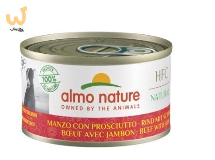 ALMO NATURE HFC Natural wołowina i szynka - karma mokra dla dorosłych psów - 95 g ALMO NATURE HFC Natural wołowina i szynka - karma mokra dla dorosłych psów - 95 g